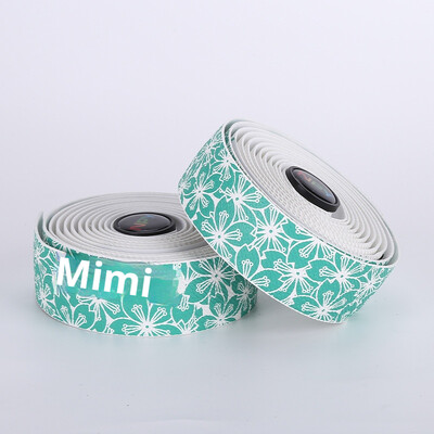 ESLNF benzi pentru ghidon pentru bicicletă de șosea, flori de cireș, mânere pentru ciclism, înveliș anti-șoc, mâner pentru ciclism, curele de bară cu dopuri de bară