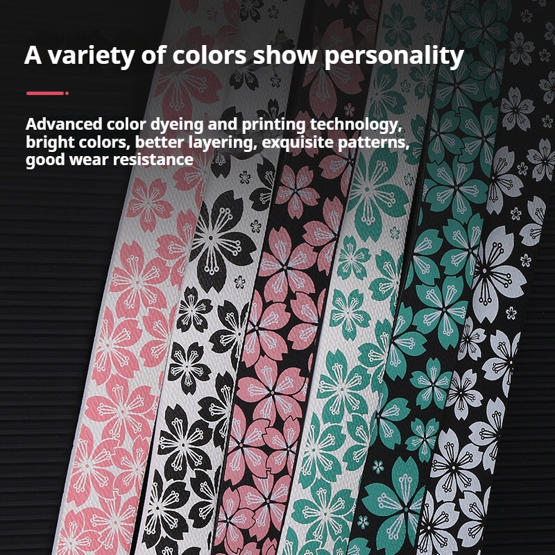 ESLNF benzi pentru ghidon pentru bicicletă de șosea, flori de cireș, mânere pentru ciclism, înveliș anti-șoc, mâner pentru ciclism, curele de bară cu dopuri de bară