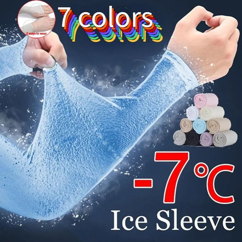Maneci de brat cu protectie UV solara, husa de racire pentru mana, incalzita pentru golf, ciclism, pescuit, alergare, sport, 7 culori