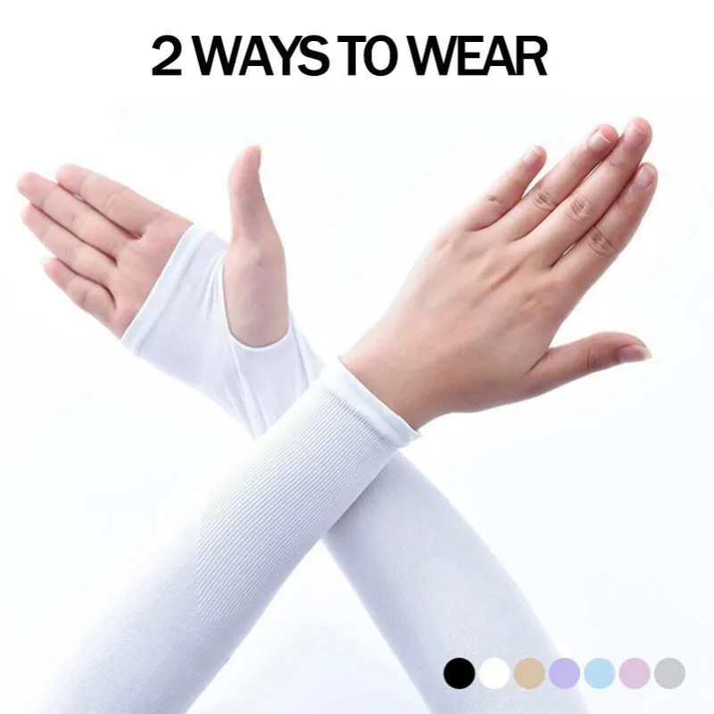 Maneci de brat cu protectie UV solara, husa de racire pentru mana, incalzita pentru golf, ciclism, pescuit, alergare, sport, 7 culori