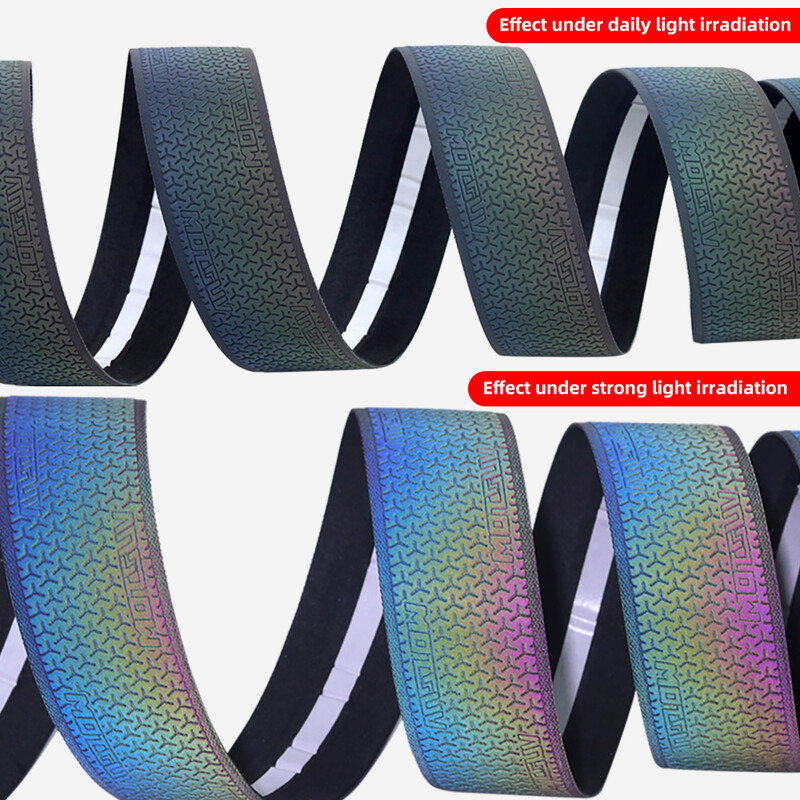 MOTSUV Road Bicicletă Decolorare Bandă pentru ghidon, Color reflectorizant pentru bicicletă PU EVA Ciclism Amortizare Anti-vibrație Accesorii pentru biciclete