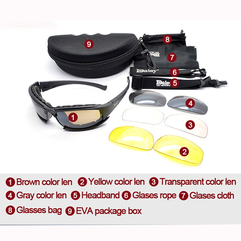 Daisy Ochelari de alpinism în aer liber Ochelari de modă pentru ciclism rutier Pescuit la schi Ochelari de soare anti-ultravioleți cu polarizator