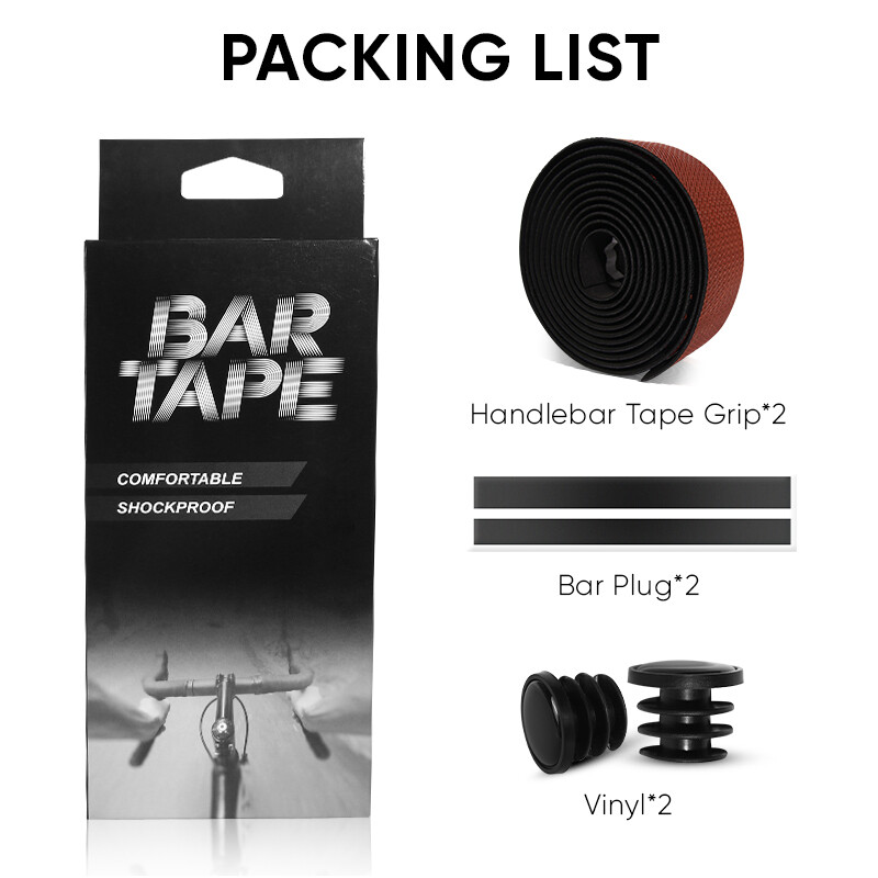 Curea pentru ghidon de bicicletă, care amortizează șocurile, bandă pentru ghidon de bicicletă PU+EVA, bandă de bară pentru bicicletă de drum, accesorii anti-alunecare pentru biciclete