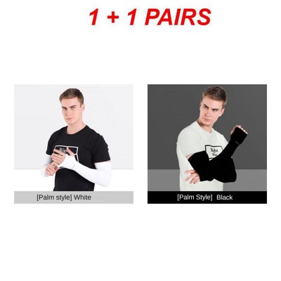 Husă pentru mâneci de răcire unisex Protecție solară UV Pescuit în aer liber Sport Alergare Maneci pentru ciclism Ascunde capac pentru braț pentru tatuaje 토시