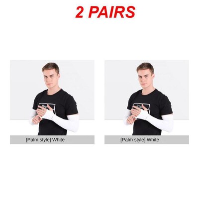 Husă pentru mâneci de răcire unisex Protecție solară UV Pescuit în aer liber Sport Alergare Maneci pentru ciclism Ascunde capac pentru braț pentru tatuaje 토시