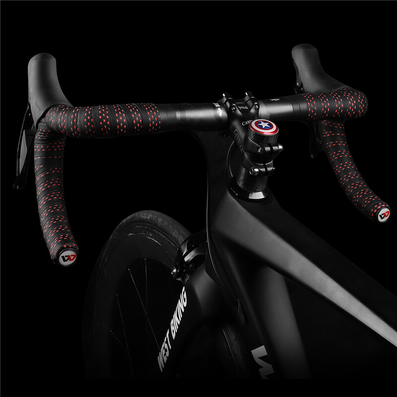 WEST BIKING Bandă pentru ghidon de bicicletă 1 pereche EVA moale anti-alunecare Benzi pentru bară de mână pentru bicicletă Absorbție șoc Benzi unice Accesorii pentru biciclete