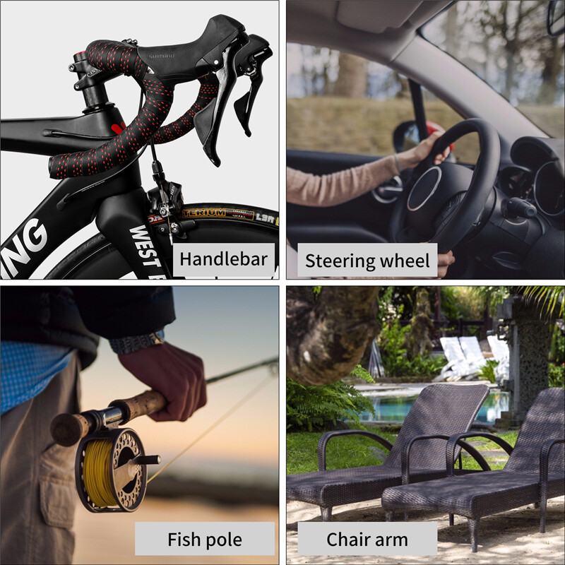 WEST BIKING Bandă pentru ghidon de bicicletă 1 pereche EVA moale anti-alunecare Benzi pentru bară de mână pentru bicicletă Absorbție șoc Benzi unice Accesorii pentru biciclete