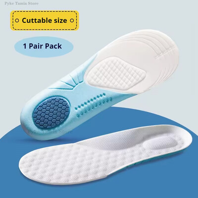 Copii tălpi interioare moi din spumă cu memorie Copii ortopedice, respirabile, suport pentru arcul picior plat, inserții pentru pantofi sport, pernă de îngrijire a picioarelor