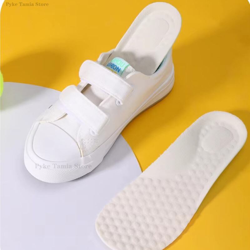 Copii tălpi interioare moi din spumă cu memorie Copii ortopedice, respirabile, suport pentru arcul picior plat, inserții pentru pantofi sport, pernă de îngrijire a picioarelor