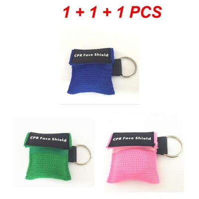 5/1 bucăți breloc de prim ajutor pentru protecția facială de urgență mască CPR, instrumente profesionale de salvare în aer liber, instrumente de îngrijire a sănătății, mască de resuscitare cu jet