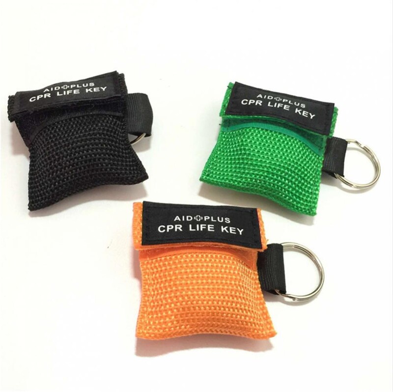 5/1 bucăți breloc de prim ajutor pentru protecția facială de urgență mască CPR, instrumente profesionale de salvare în aer liber, instrumente de îngrijire a sănătății, mască de resuscitare cu jet