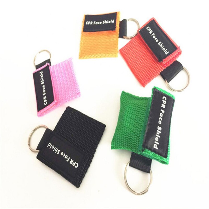5/1 bucăți breloc de prim ajutor pentru protecția facială de urgență mască CPR, instrumente profesionale de salvare în aer liber, instrumente de îngrijire a sănătății, mască de resuscitare cu jet