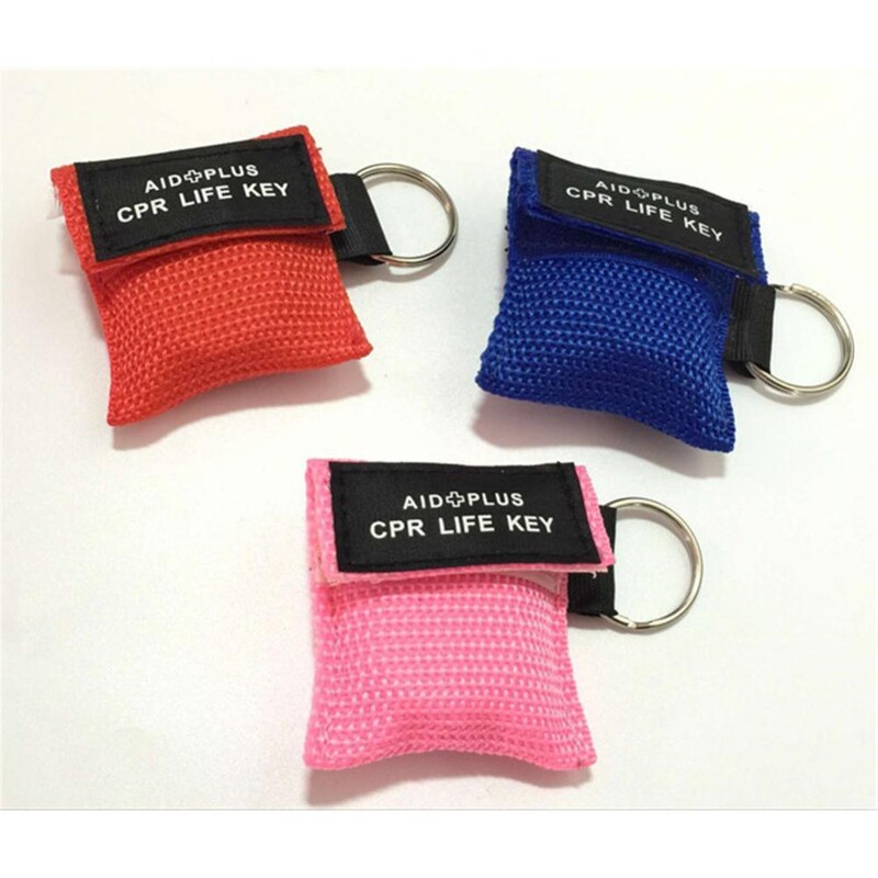 5/1 bucăți breloc de prim ajutor pentru protecția facială de urgență mască CPR, instrumente profesionale de salvare în aer liber, instrumente de îngrijire a sănătății, mască de resuscitare cu jet