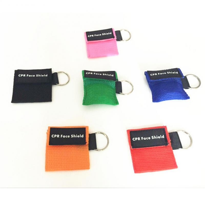 5/1 bucăți breloc de prim ajutor pentru protecția facială de urgență mască CPR, instrumente profesionale de salvare în aer liber, instrumente de îngrijire a sănătății, mască de resuscitare cu jet