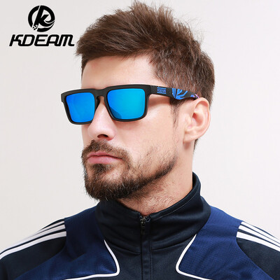 Ochelari de soare polarizați pentru bărbați Pătrat Sport Flow Ochelari de pescuit Vară T126