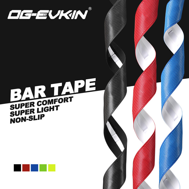 OG-EVKIN BT-001 Bandă pentru ghidon Bandă pentru bară de drum Poliuretan/EVA Anti-vibrații Ciclism Accesorii pentru biciclete Cu 2 mufe de bare