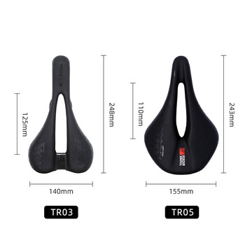 ThinkRider TR03 Full Carbons Fiber Saddle Ultralight 116g Ανοιχτή σέλα υψηλής απόδοσης SuperFlow MTB αγώνας δρόμου Σέλα ποδηλάτου