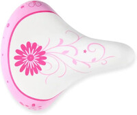 Scaun lat pentru biciclete pentru copii pentru fete, scaun confortabil pentru copii, potrivit pentru bicicleta de drum de munte de 12 14 16 18 20 inch, roz