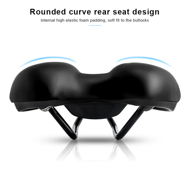 RIDERACE Șa de bicicletă Scaun de ciclism pe drum, respirabil, moale, piele PU, confortabilă, impermeabilă, MTB, pernă pentru bicicletă de munte