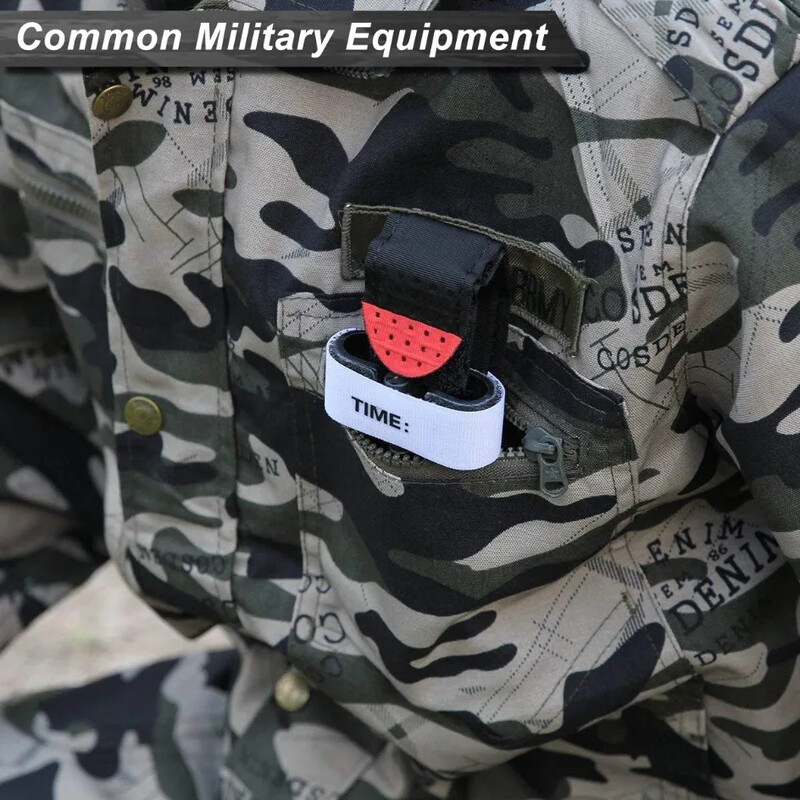 1 bucată albastru/roșu/kaki/negru turnichet pisică tactică militar supraviețuire în aer liber turnichet de luptă rotativ de prim ajutor de urgență medicală