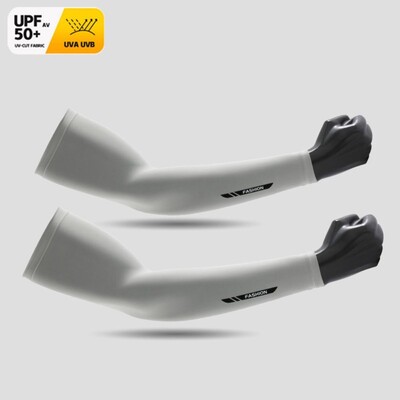 1 páros kar hüvely, légáteresztő, gyorsan száradó UV védelem kerékpározás sport ujjú jégszövet fényvédő sportruházat fitnesz kar hüvely