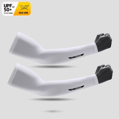 1 páros kar hüvely, légáteresztő, gyorsan száradó UV védelem kerékpározás sport ujjú jégszövet fényvédő sportruházat fitnesz kar hüvely