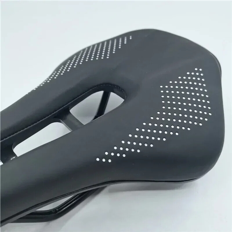 Șaua de bicicletă Scaun șine de oțel MTB Pernă de bicicletă de munte pentru bărbați Șa de bicicletă MTB din piele moale PU antiderapante