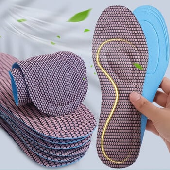 Unisex Memory Foam Ορθοπεδικοί πάτοι για παπούτσια Αντιβακτηριδιακή απόσμηση Απορρόφηση ιδρώτα Ένθετο αθλητικά παπούτσια για τρέξιμο