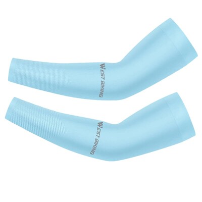 Mâneci de braț în aer liber Alergare Pescuit Mâneci de protecție solară Vară rece Uscare rapidă Respirabil de culoare solidă Mătase de gheață Echipament de ciclism