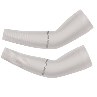 Mâneci de braț în aer liber Alergare Pescuit Mâneci de protecție solară Vară rece Uscare rapidă Respirabil de culoare solidă Mătase de gheață Echipament de ciclism