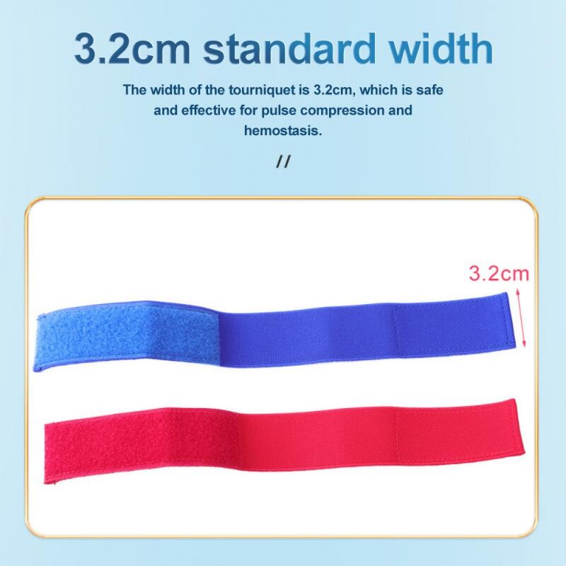 Медицински турникет Външен еластичен диализен хемостатичен бинт Лента за компресия на пулса Тактически комплект за първа помощ Хемостатичен бинт