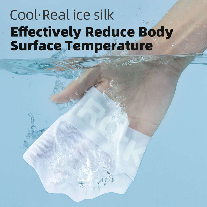 ROCKBROS Riteņbraukšanas Ledus audums Skriešana Kempinga Roku sildītāji Basketbola Piedurknes Rokas Uzmavas Āra Sporta Piedurknes Vasaras drošības aprīkojums