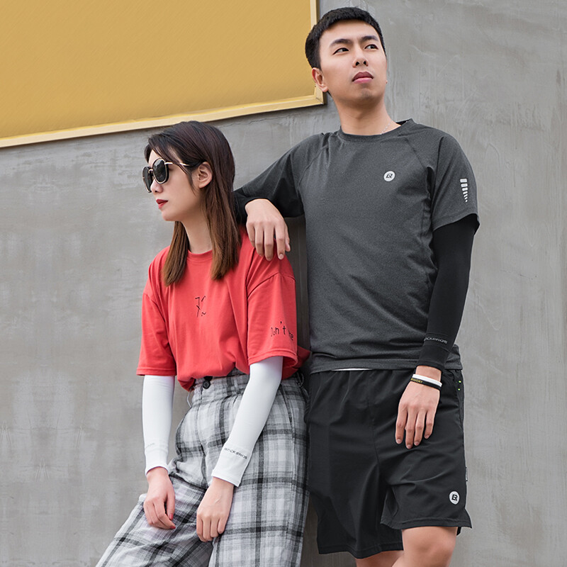 ROCKBROS Incalzitoare de brate Protectie UV Maneci de brat Tesatura de gheata Alergare Baschet Camping Călărie În aer liber Îmbrăcăminte sportivă Echipament de protecție