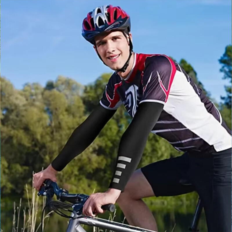 2 vnt Vasaros apsauga nuo UV spindulių, moteriškos rankovės, rankovės, atspindinčios nakties dviračių bėgimo rankų šildytuvai, vyriški sportiniai rankų apsaugos rankogaliai