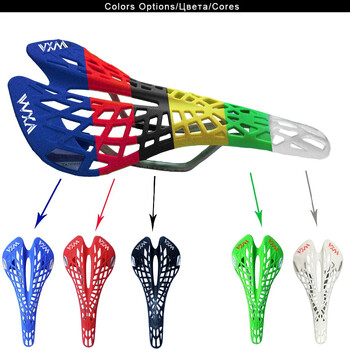 VXM Bicycle Saddle Road Bicycle Mountain Bike Saddle Cycling Breathable Spider Εργονομικό κοίλο μπροστινό κάθισμα ματ Αξεσουάρ ποδηλάτου