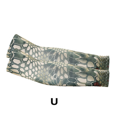 2 vnt. Unisex aušinimo rankovės rankovės, skirtos sportuoti bėgimui, apsauga nuo UV saulės, lauko vyrų žvejybai dviračių rankovės, skirtos slėpti tatuiruotes