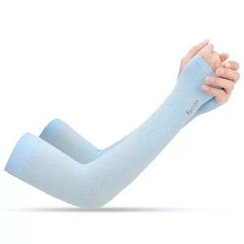 Fashion Cycling Βραχίονα μανίκια Ice Fabric Anti-UV Αντηλιακό Running Cycling Sleeve Outdoor Sport Cycling Arm Warmers Ανδρικά Γυναικεία