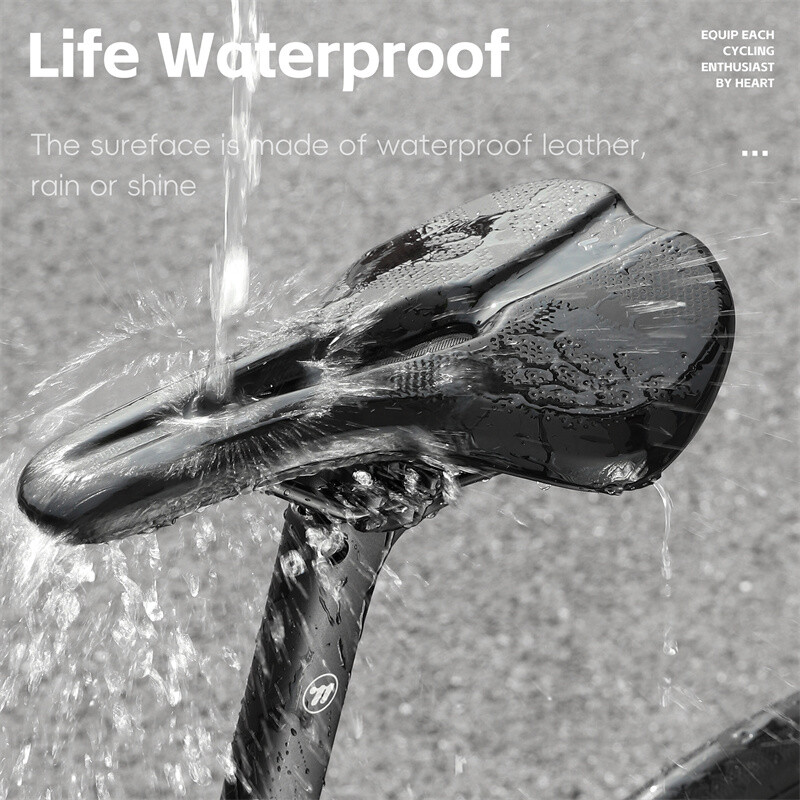 WEST BIKING Șa de bicicletă cu plasă respirabilă ultraușoară MTB Road Bicicletă Pernă de absorbție a șocurilor Scaun de ciclism Piesă de bicicletă