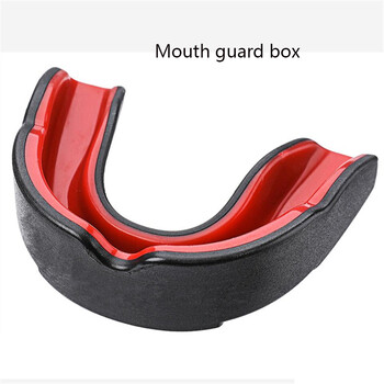 Kids Boxing Gum Shield with Storage Case Mouth Guard EVA Mouth Protector Διπλό χρώμα για Boxing MMA Kickboxing Muay Thai