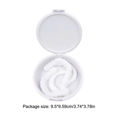 Perfect Fit Zobu balināšana Viltus zobu pārklājums Uzspiežams uz silikona Smile Finieri zobi Augšējie skaistumkopšanas rīki Kosmētiskie zobi Bezmaksas piegāde