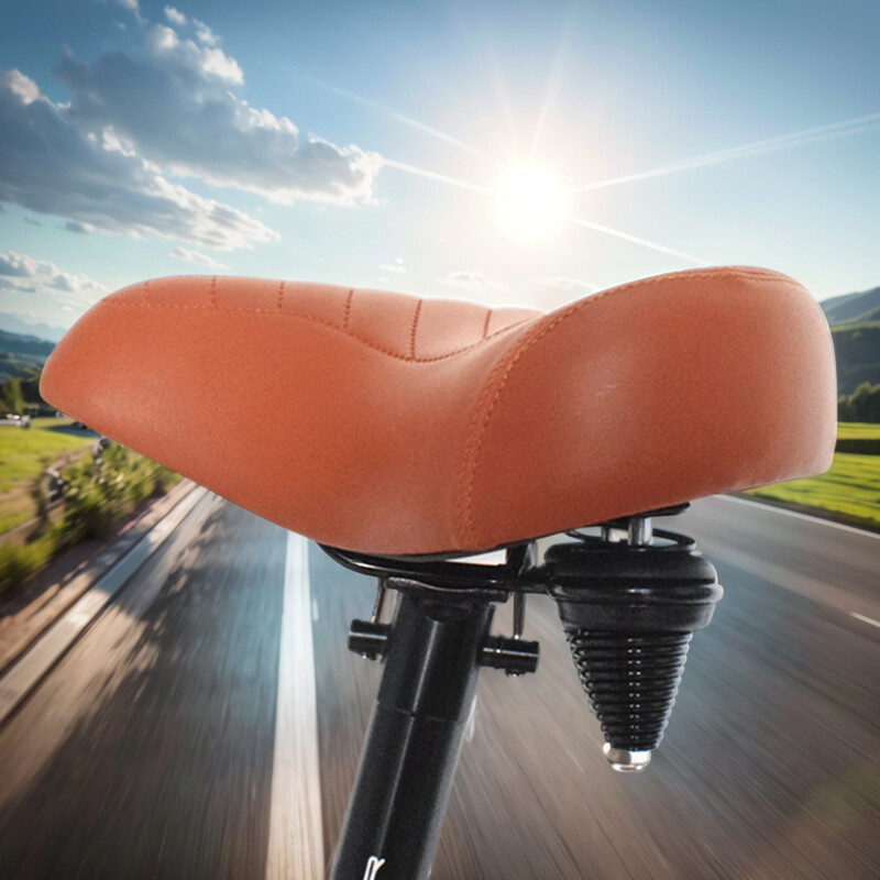 Scaun de bicicletă confortabil pentru bărbați și femei Sau de înlocuire a șai de bicicletă cu absorbție a șocurilor pentru biciclete pliabile de drum MTB