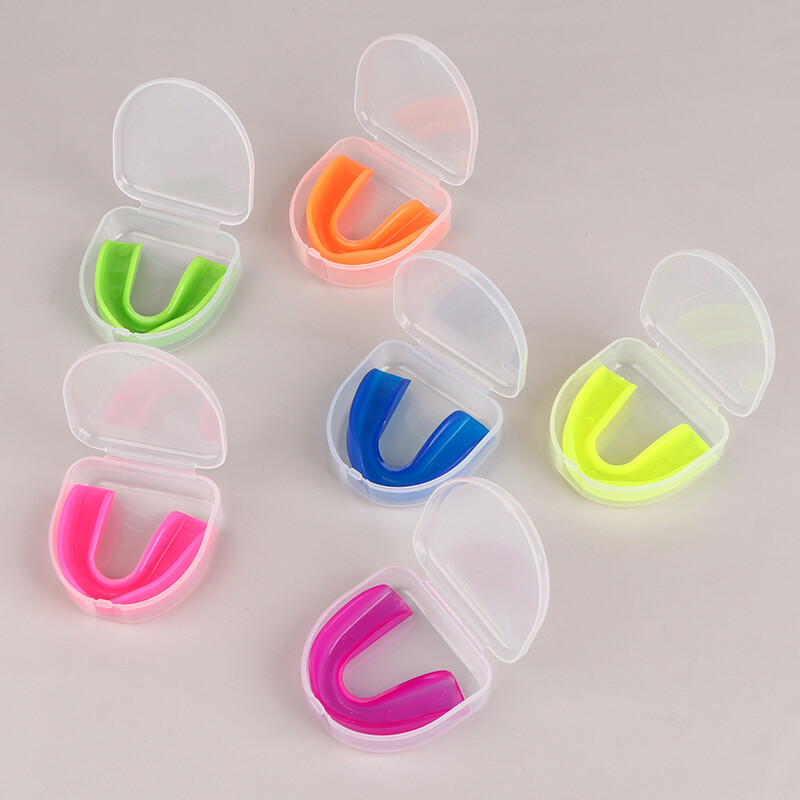 Apărător bucal de noapte din silicon pentru strângere a dinților slefuit mușcătură dentară Ajutor pentru somn Tavă pentru gură Îngrijire personală a sănătății Somn