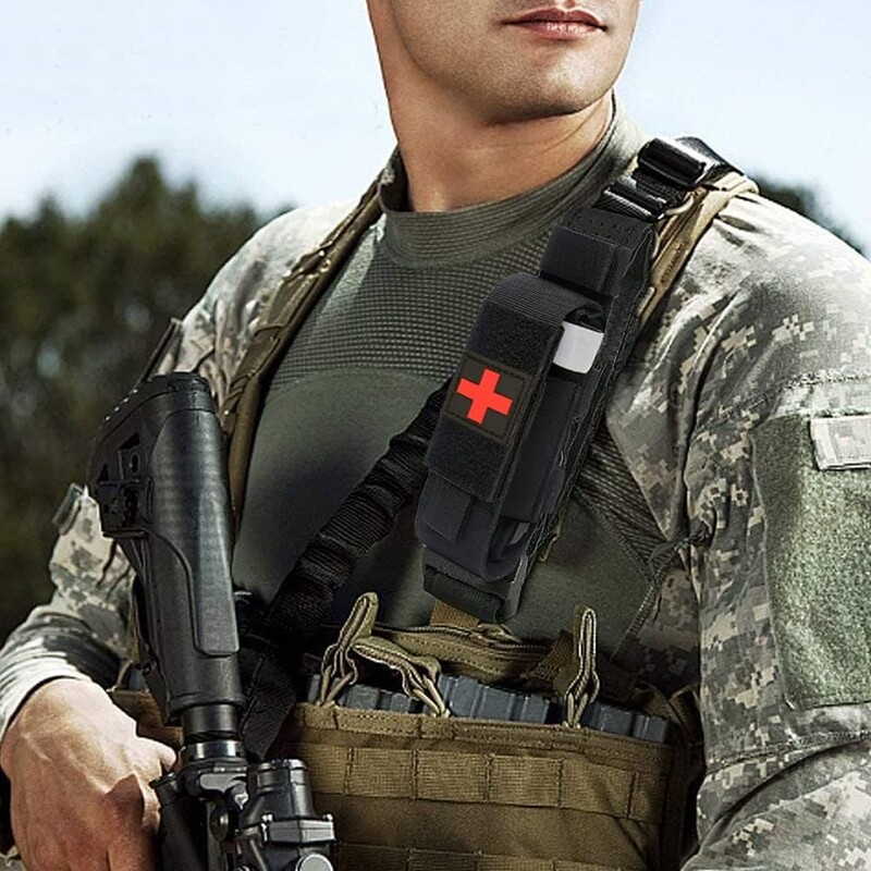 Suport pentru garou Husă IFAK Husă de prim ajutor pentru traume mici Suport pentru garou Accesorii de supraviețuire Echipament de supraviețuire de protecție