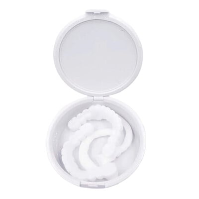 2 para Smile Whitening zubi Snap Cap Njega proteza Izbjeljivanje Alternativni Smile Snap Tooth Savršeni umjetni zubi za muškarce i žene