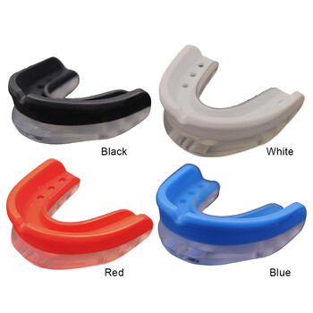 Fighting Sports Mouth Guard Dual Layer Mouthpiece Basketball Thickened Boxing Tooth Guard for MMA Muay Thai Training