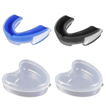 With Box Adult Sanda Boxing Oral ποδόσφαιρο Καλύμματα δοντιών μπάσκετ Mouth Guard Mouthguard Tooth Protector Tooth Guard Sports