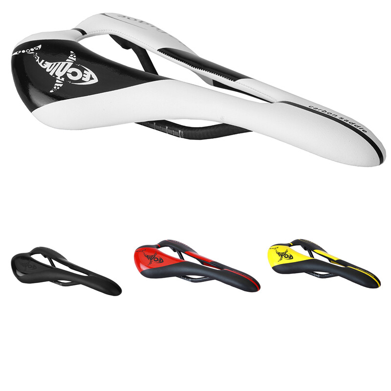 BALUGOE visas oglekļa šķiedras sēdekļu gaismas Sacīkšu velosipēda sēkli paplašināti kalnu velosipēda segli