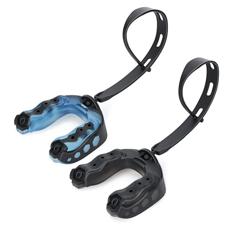 Apărător de gură Fotbal Cu protecție pentru buze Apărător pentru gură cu cureaua Protector pentru gură Baschet Karate Rugby Box Accesorii