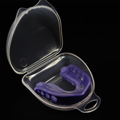 Protector de dinți 1 buc EVA Echipament de siguranță pentru sport 54 mm Dimensiune universală pentru adulți Baschet de înaltă calitate Rugby Box Apărător bucal