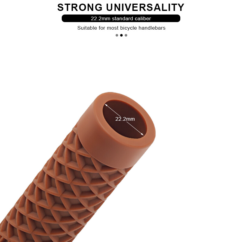 1 pereche de mânere pentru ghidon de bicicletă care prelungesc mânere anti-alunecare din cauciuc moale pentru bicicletă de munte pentru ghidon de 22,2 mm, trotinete, triciclu BMX